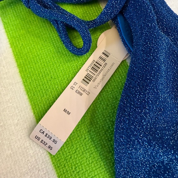 Victoria's Secret Blue Bikini Set Swimwear - Picture 5 of 5